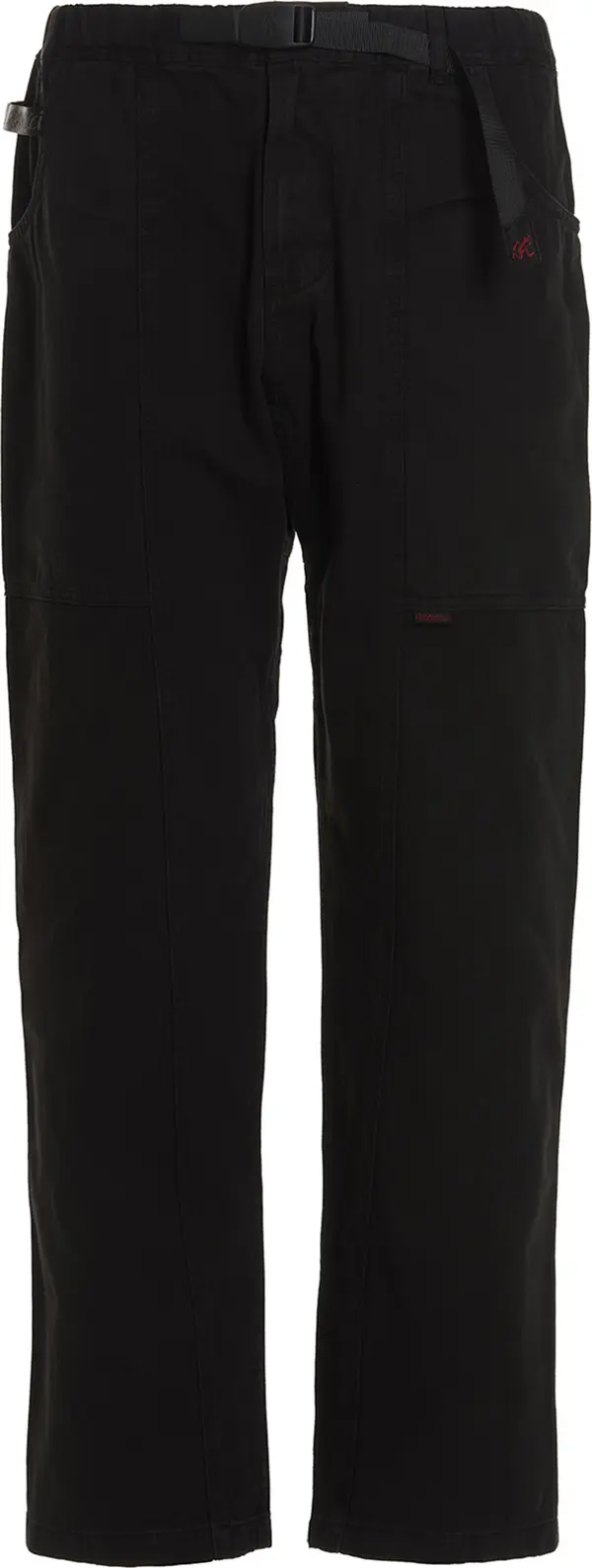 Black Cotton Cargo Pants