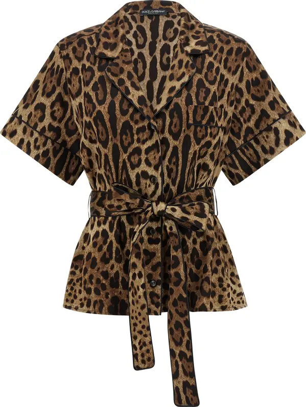 Brown Silk Blouse