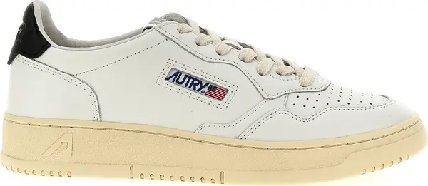 Bicolor Calfskin Low Top Sneakers