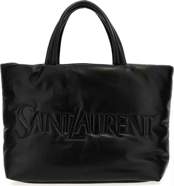 Black Lamb Leather Tote Bag