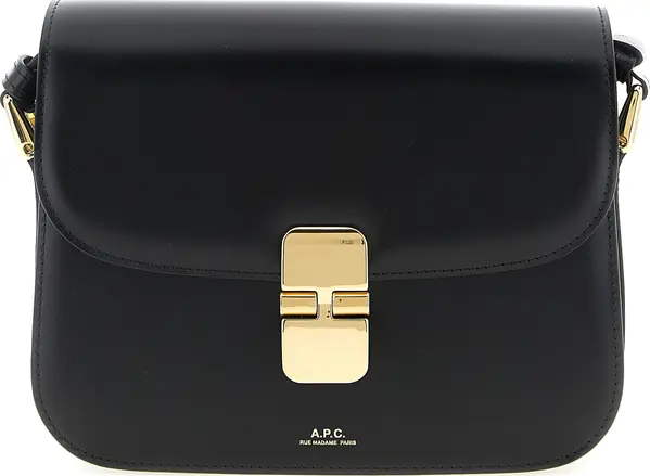 Black Cowhide Crossbody Bag