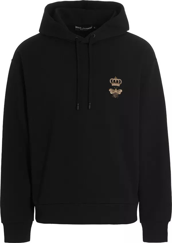 Black Cotton Sweatshirt