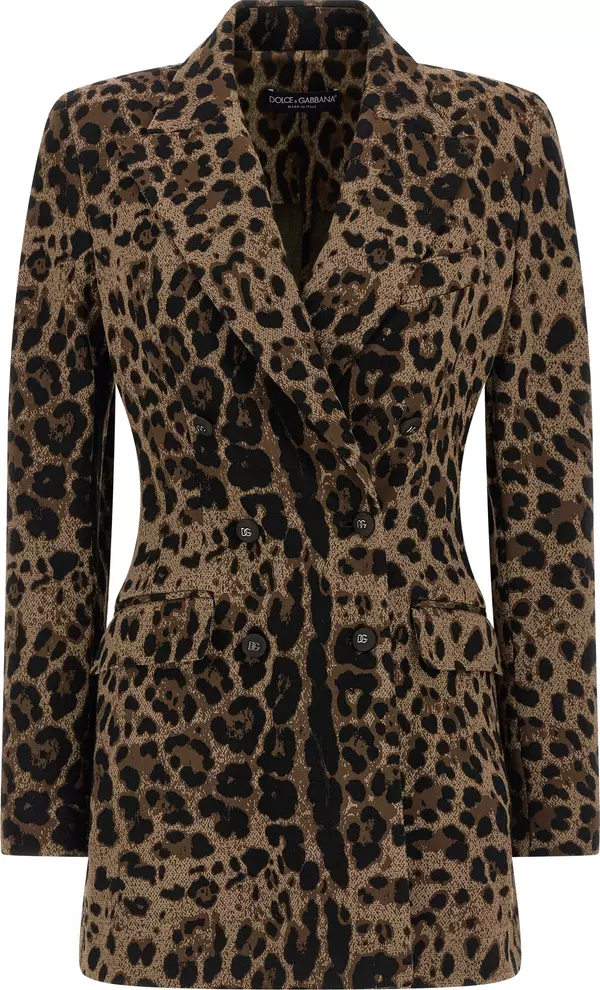 Brown Viscose Blazer