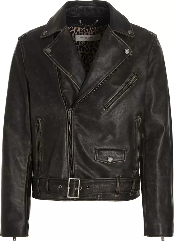 Black Calfskin Leather Jacket