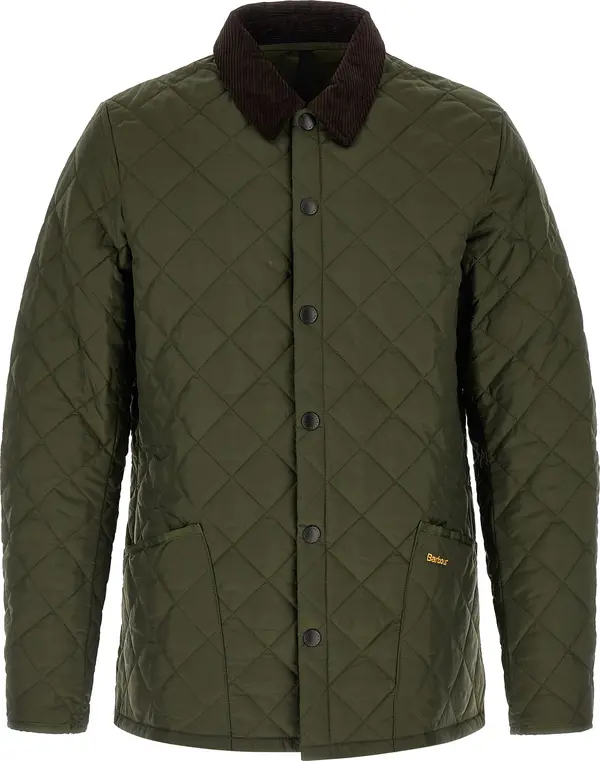 Bicolor Polyamide Full-Length Jacket