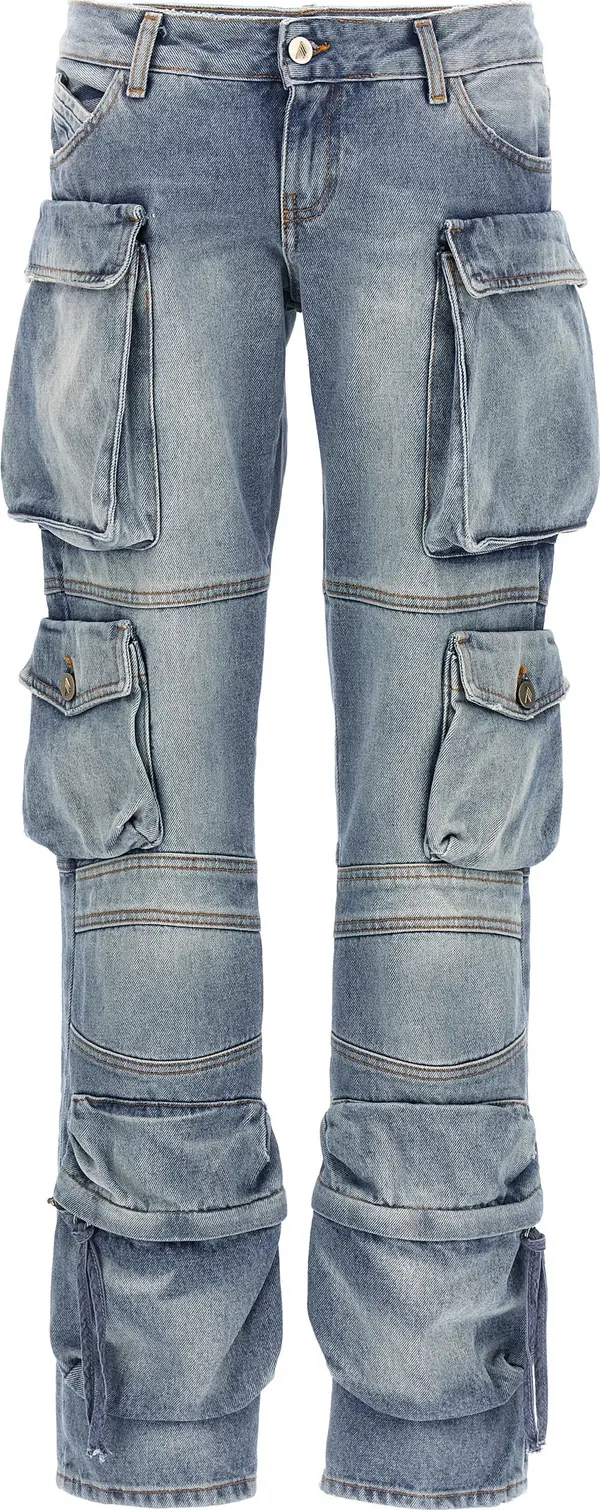 Blue Cotton Jeans Denim
