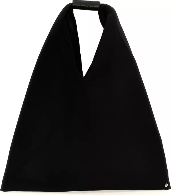 Black Polyester Shoulder Bag