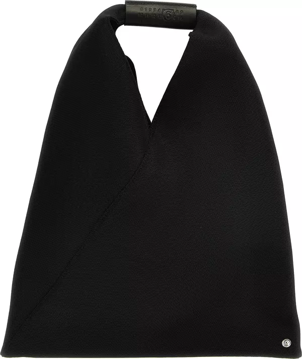 Black Polyester Shoulder Bag