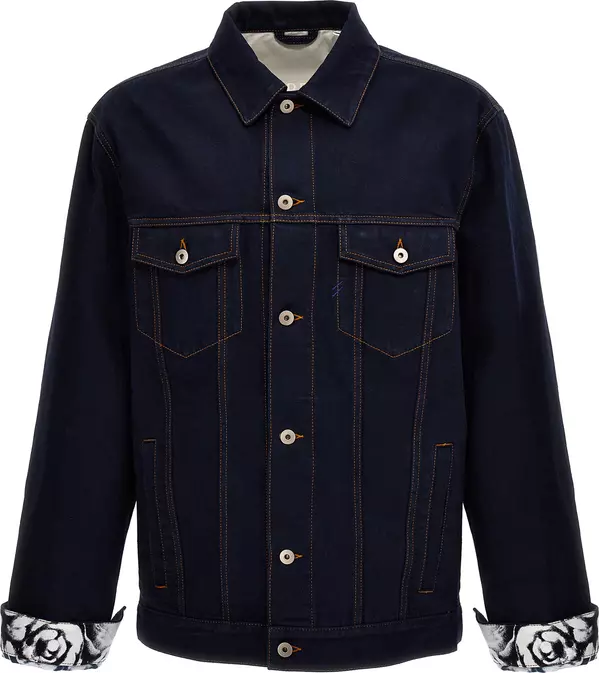 Blue Cotton Denim Jacket