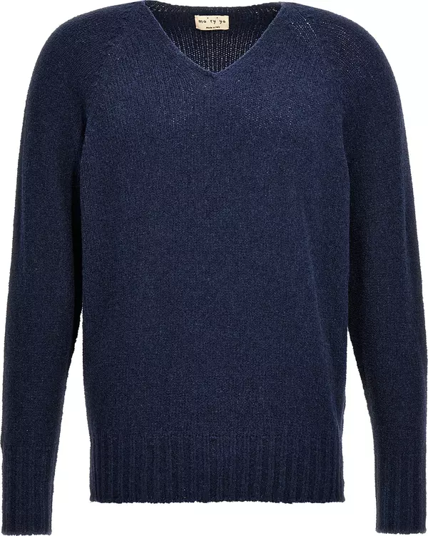 Blue Cotton Cardigan