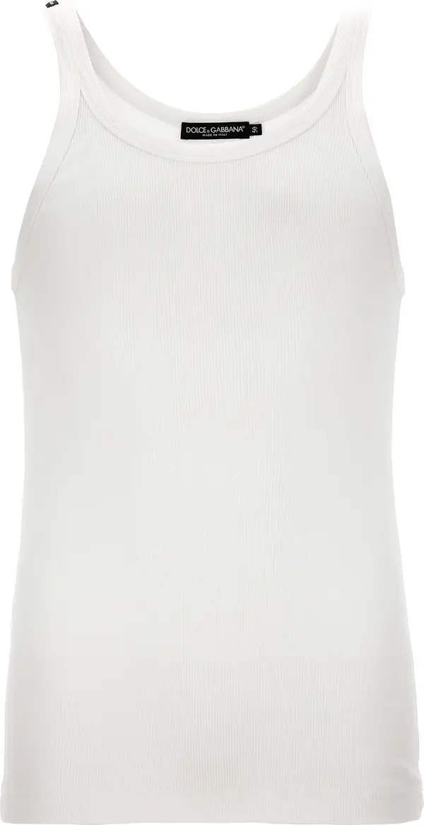 White Cotton Tank Tops