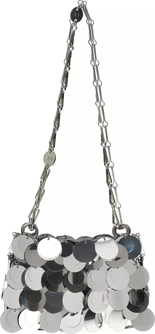Silver Brass Shoulder Bag