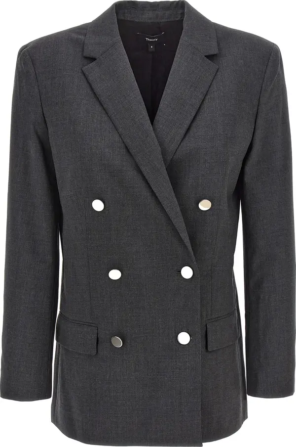 Gray Wool Blazer