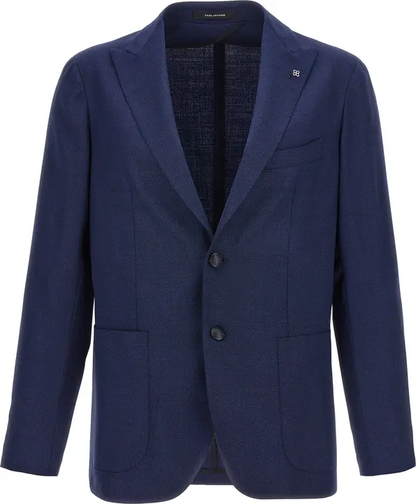 Blue Virgin Wool Blazer