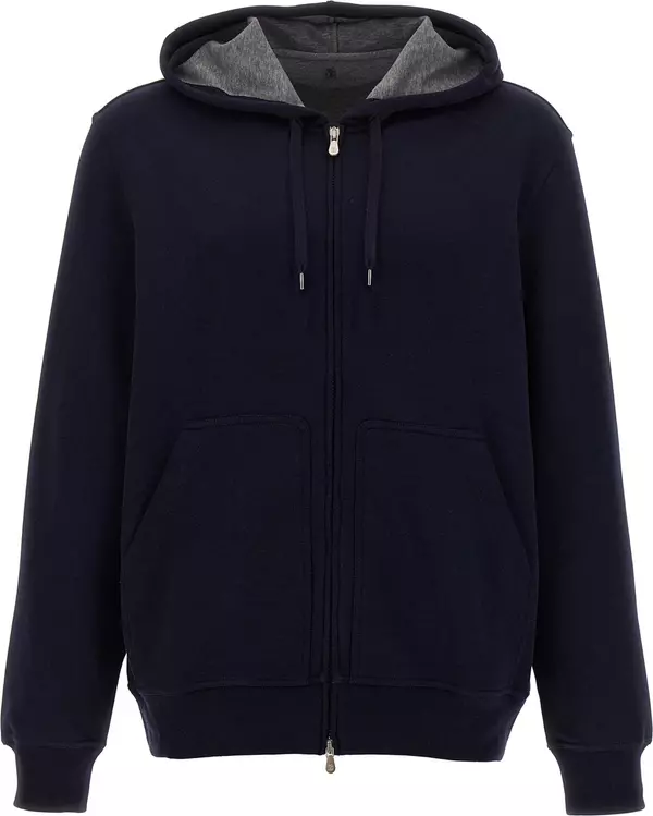 Blue Cotton Sweatshirt