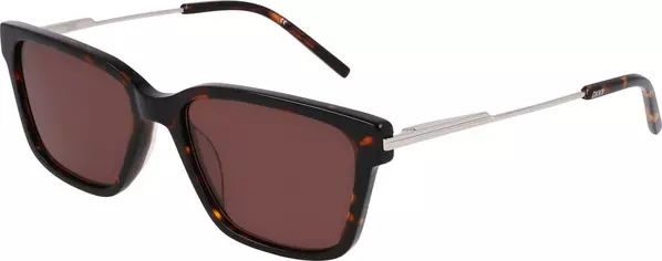Brown Metal Sunglasses