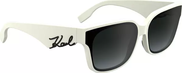 White Acetate Sunglasses