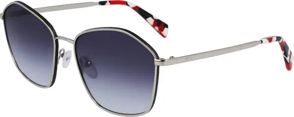 Gray Metal Sunglasses