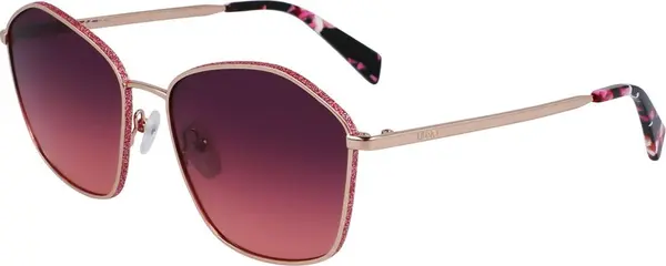 Multicolor Metal Sunglasses