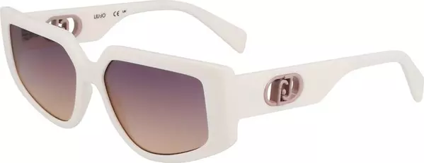 White Injected Sunglasses
