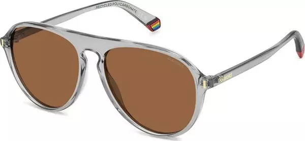 Gray Polycarbonate Sunglasses