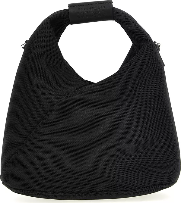 Black Polyester Crossbody Bag