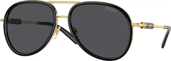 Black Metal Sunglasses