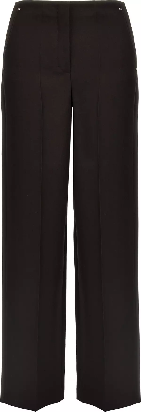 Purple Virgin Wool Dress Pants