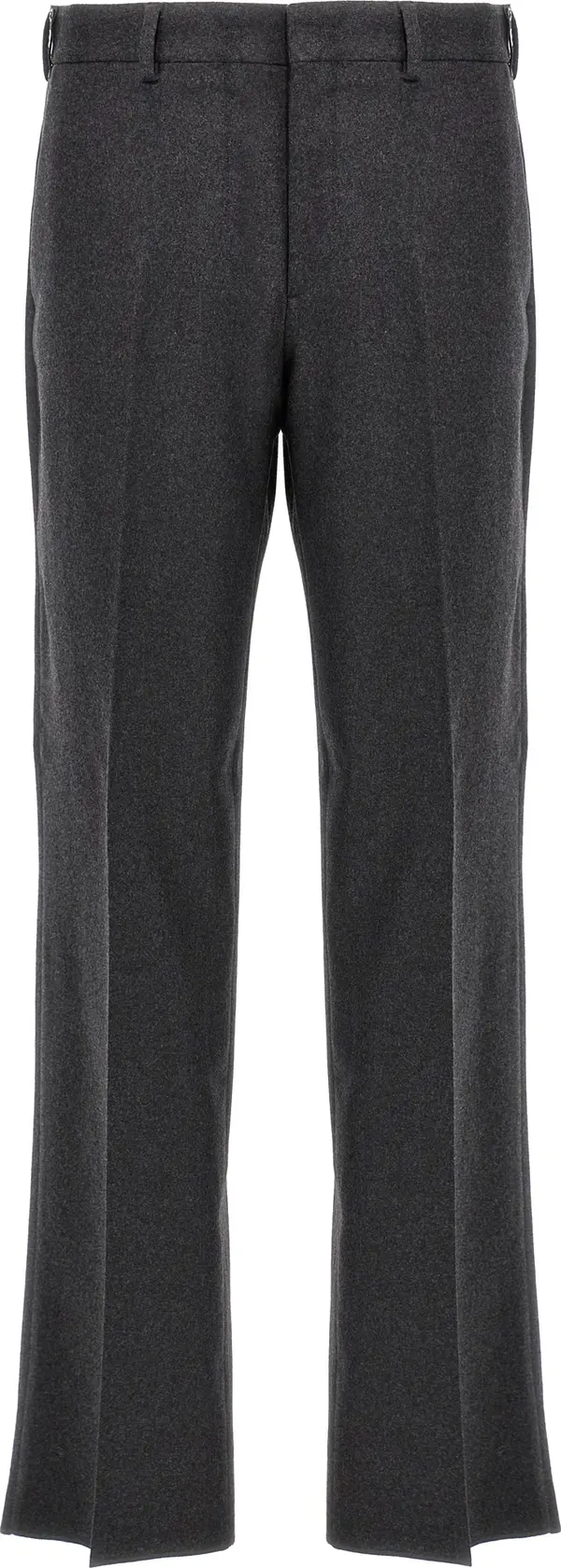 Gray Cashmere Casual Pants