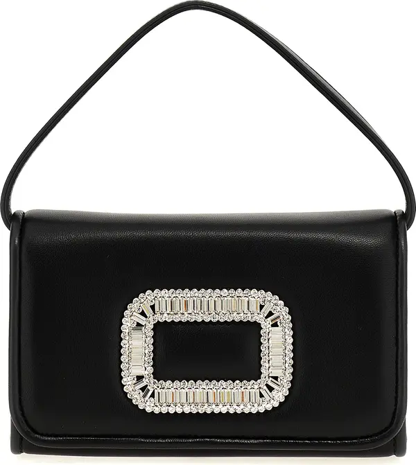 Black Lamb Leather Handbag