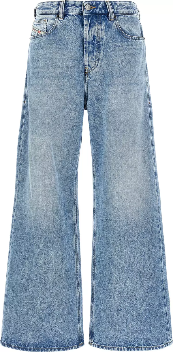 Blue Cotton Jeans Denim