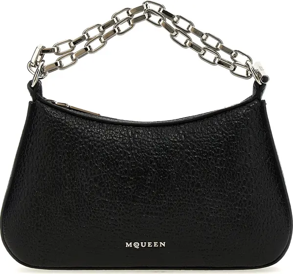 Black Lamb Leather Handbag