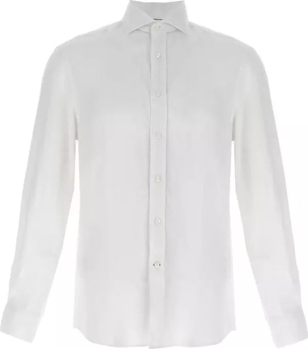 White Linen Blouse