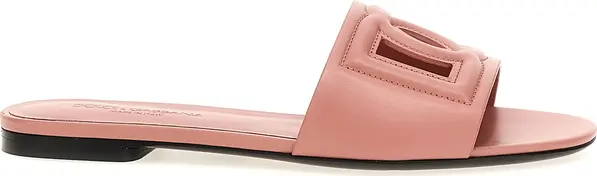 Multicolor Calfskin Slides