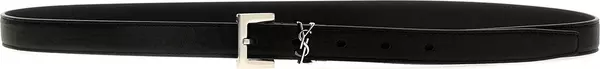 Black Leather Regular Belt