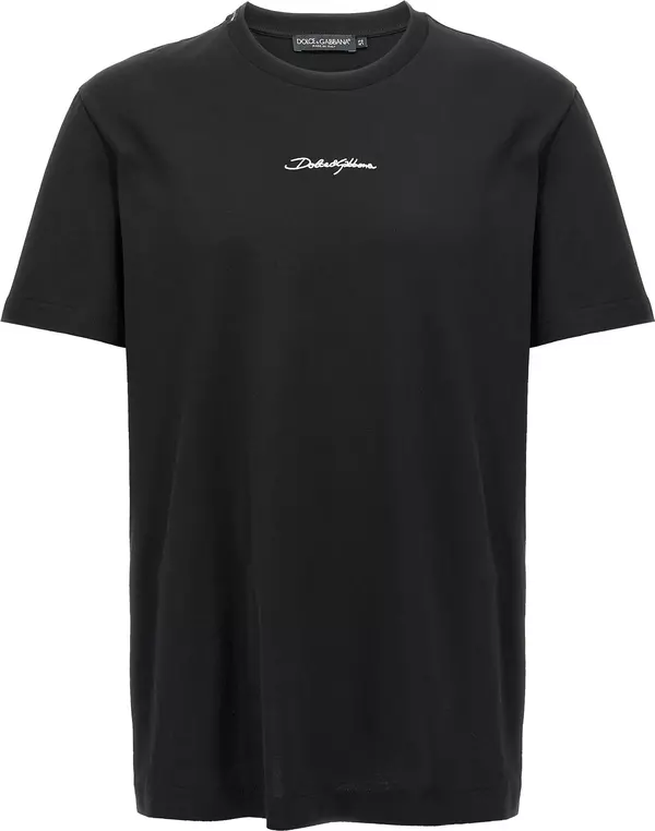 Black Cotton T-Shirt