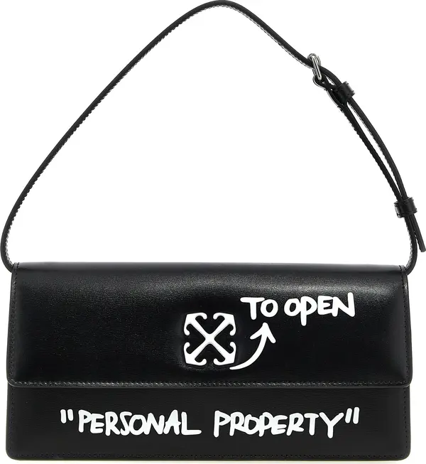 Bicolor Calfskin Shoulder Bag