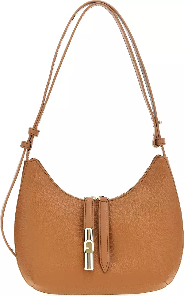 Brown Leather Shoulder Bag
