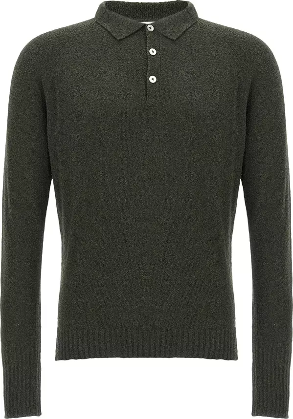 Bicolor Cotton Polo Shirt