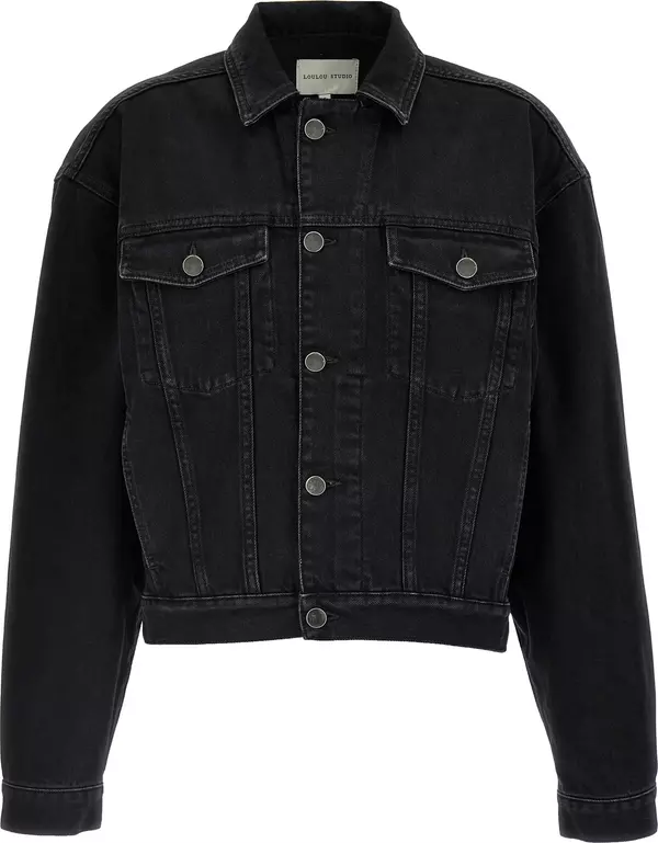 Black Organic Cotton Denim Jacket