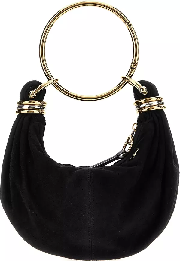 Black Goatskin Handbag
