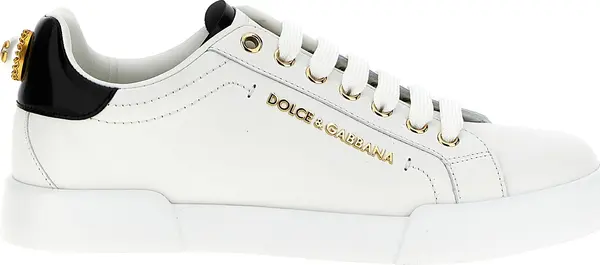 Bicolor Calfskin Low Top Sneakers