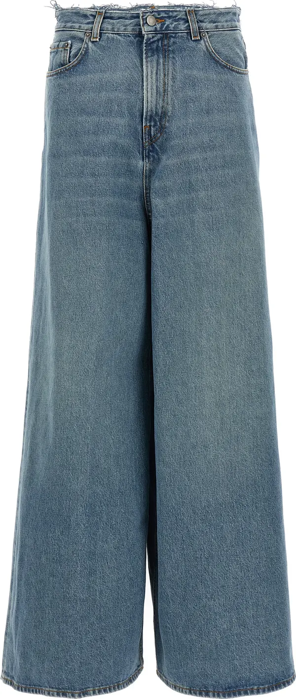 Blue Cotton Jeans Denim