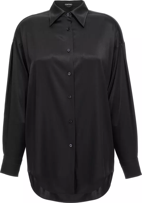 Black Silk Blouse