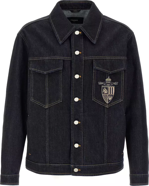 Blue Cotton Denim Jacket