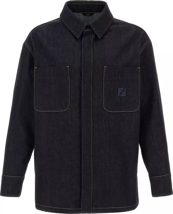 Blue Cotton Denim Jacket