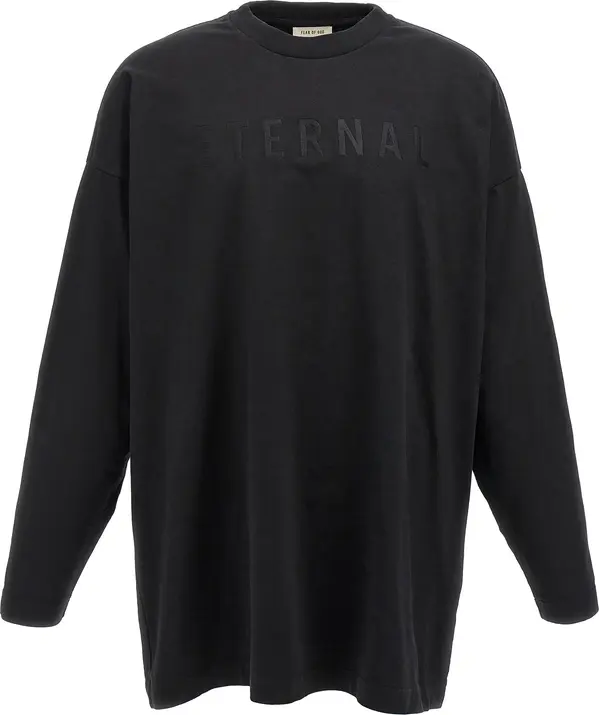 Black Cotton T-Shirt