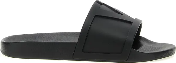 Black Plastic Slides