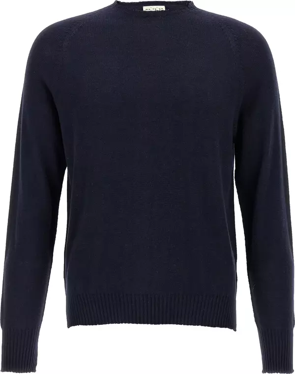 Blue Cotton Cardigan