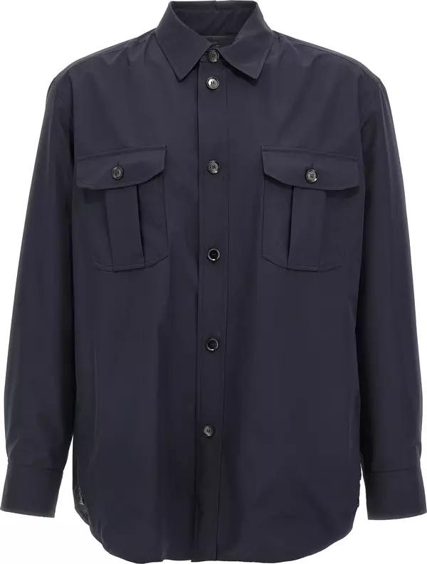 Blue Silk Jacket